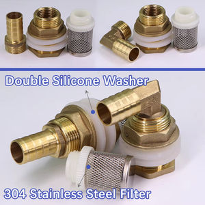 1/2 "6-19mm 3/4" 황동 탑 공동 물 탱크 어댑터 정원 관개 수족관 어항 용 스테인레스 스틸 필터 스크린 - Product Image 4