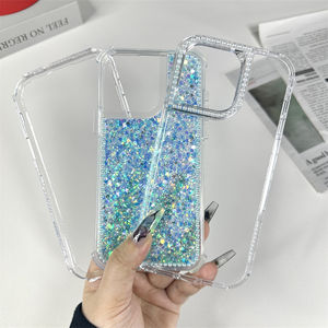 Nouvelle tendance 2025, étui de téléphone scintillant pour filles, triple <span class=keywords><strong>protection</strong></span>, 360 degrés, pour HONR400 Smart 5G - Product Image 5