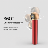 Lampe de table LED sans fil 9000mAh, lampe de bureau rechargeable, commande gestuelle, tête réglable à 360 degrés, CRI95, lampe de lecture à intensité variable