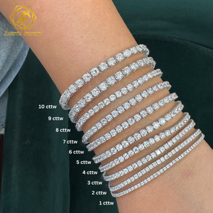 قلادة الماس مخبري IGI GRC، درجة نقاء D VVS1 VS1، أحجام 2مم 3مم 4مم 5مم، CVD HPHT، ذهب أبيض 18 قيراط 14 قيراط، قيراط، الماس المخبري المصنوع - Product Image 4