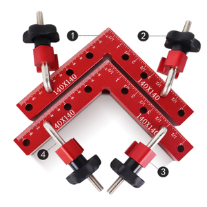 Outil de menuiserie : Règle d'angle de <span class=keywords><strong>charpentier</strong></span> à clip fixe, panneau de positionnement pour assemblage et fixation auxiliaire en forme de L à 90 degrés - Product Image 3