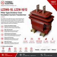 Transformateur de courant 12 kV LZZW6-10 100/5A classe 0.2S, type pilier extérieur, achat industriel B2B