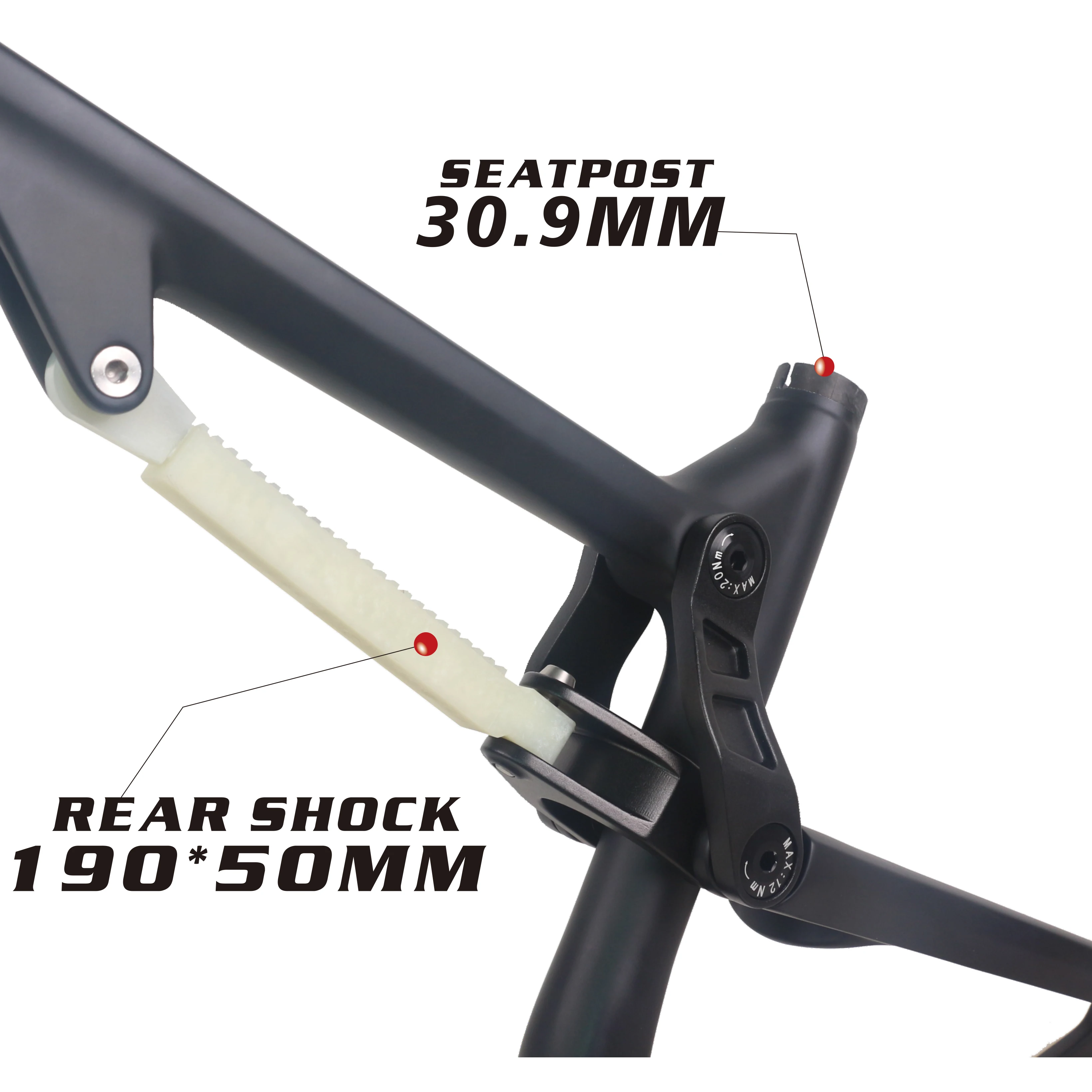 NEW 29er frame Full Suspension MTB Bicycle Carbon frame suspension boosts 148*12mm XC travel rear/front 120mm bike FM198