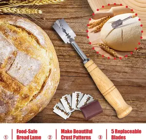 2023 Keranjang Pemeriksaan Baru Peralatan Pembuat Kocokan Roti Denmark dan Persediaan Peralatan dan Adonan Sumber Roti Lame dengan Pemotong Adonan - Product Image 3