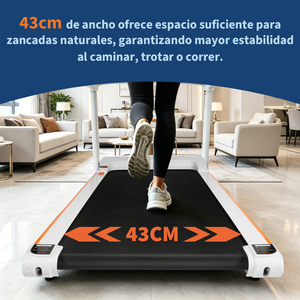 Caminadora Eléctrica Plegable para Uso Doméstico, Pantalla LED, Seguimiento de Calorías, Portátil, para Espacios Pequeños, Entrenamiento Cardiovascular, Acero, 110 kg Máx. - Product Image 4