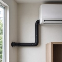 Tube d'isolation en caoutchouc, isolation de tuyaux en mousse, NBR élastomère à cellules fermées