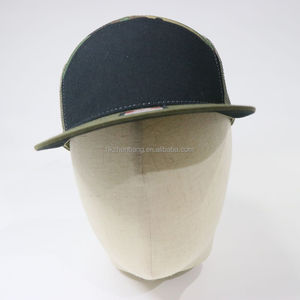 Gorra Snapback de 7 Piezas con Logotipo Personalizado ZZB, Diseño de Camuflaje Verde, Visera Transpirable, Gorra Trucker Deportiva, Casual, Ajustable - Product Image 4