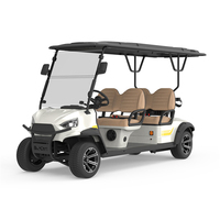 Voiturette de golf électrique 48V 72V Club Car Options 4 places Voiturette de golf Chasse Service personnalisable Équipée d'une batterie au lithium