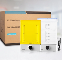 ELEGOO Ensemble Mercury XS, station de séchage et station de lavage séparée pour les grands modèles en résine imprimés en 3D, les modèles en résine pour imprimante 3D LCD.