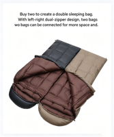 Sac de couchage en duvet, très vendu, 4 saisons, portable, imperméable, pour le camping, l'hiver, 4 saisons, extérieur, haute qualité