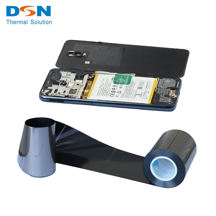 Flexible thin 25um expandable graphite sheet high thermal conductivity 520mm wide graphite sheet