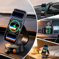 Cargador Inalámbrico para Auto Qi2.2 de 25W, Actualizado de 15W, con Imán N52 de Succión Rápida, Soporte Estable de 360° para Teléfono en el Tablero o Parabrisas