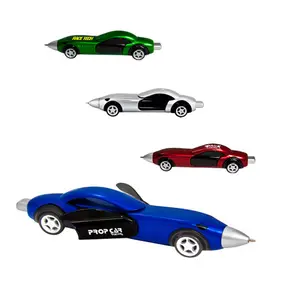 HCH-R371  Custom Logo Car shaped with door open and close  click ball pen Race car pen