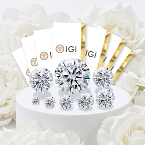 Diamants de laboratoire Starsgem D VVS2 VS1 taille ronde IGI diamants cultivés en laboratoire 0.3 0.5 1 2 3 Carat - Product Image 1