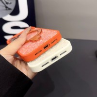 Coque de téléphone de luxe scintillante électroplaquée TPU+PC avec protection d'écran en diamant inclus pour IPHONE17 PROMAX