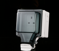 Prise murale étanche IP66 de marque IGERCN, 1 gang, 230V/13A, prise extérieure britannique, IG86-S