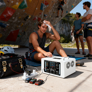 Station d'alimentation portable 3000W 6048Wh ZLWM-H3000S à onde sinusoïdale pure, certifiée FCC, avec MPPT pour le stockage d'énergie extérieur et la charge solaire - Product Image 6