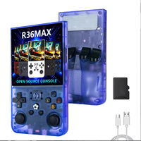 Nouveauté R36 MAX PRO Console de jeu portable avec écran de 4,0 pouces, manette à double joystick, Wi-Fi, système Android