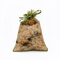 Sel de l'Himalaya en gros pour aromathérapie, cristaux de sel, fleurs séchées (rose, jasmin, citron), huiles essentielles, sel pour bain de vapeur corporel et élimination de la transpiration