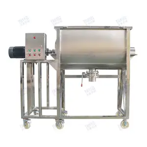 stainless ribbon type mixer mixer machine for washing powder with factory price