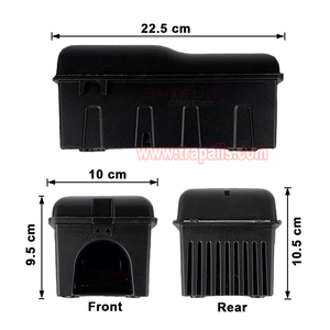 Boîte anti-rongeurs automatique d'intérieur en plastique, piège à souris à déclenchement rapide, station d'appât pour souris - Product Image 2