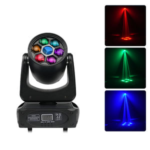 Bee-Eye 150W LED Head Light RGBW Laser Beam Pattern Shaking Stage Lights pour Mariages Discothèques Discothèques et Bars - Product Image 1