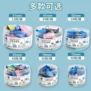 คลิปหนีบกระดาษหลากสี Xi Peptide หลายขนาด แรงยึดเกาะสูง อุปกรณ์เครื่องเขียนสำนักงาน - Product Image 3
