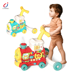 Chengji bébé éducation précoce Montessori jouet multifonctionnel dessin animé Spray Train lumière musique autres jouets éducatifs marchette - Product Image 1