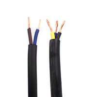 Câble d'alimentation électrique certifié VDE H05VV-F conducteur en cuivre nu toronné 30AWG 28AWG 26AWG câble multicœur