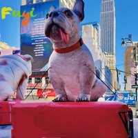 Modèle de chien géant gonflable personnalisé de dessin animé d'animal gonflable énorme
