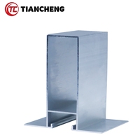Revêtement en poudre israélien 1013 9005 I40 Passivation Aluminium Profil de clôture