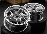 Jantes en alliage d'aluminium forgé concaves polies et brossées GS Custom 2 pièces 20X10.5 5X112 5X120 pour Audi Bmw M2 M3 M4 G80 G82