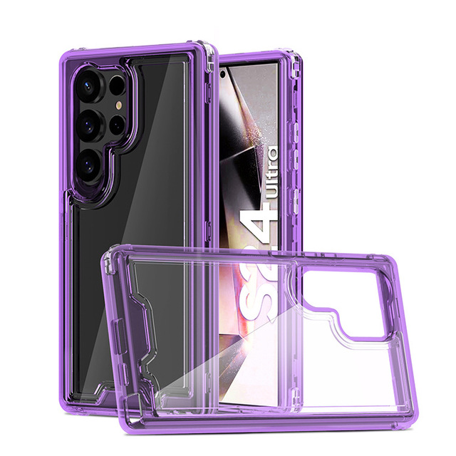 360 Full Body Protect Cell Phone Cases Transparent Cover Celulares S24 ultra Hybrid Heavy Case for Samsung Galaxy S24 Ultra
