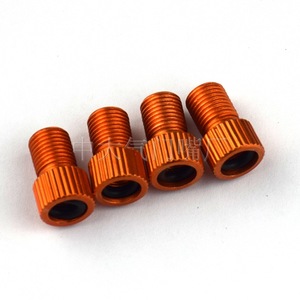 Adaptador de válvula francés a americano de aleación de aluminio CNC para conversión de bicicletas sin cámara, apto para bicicletas de piñón fijo. - Product Image 4