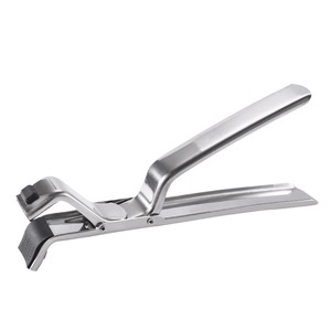 Pince anti-brûlure en acier inoxydable 430 épaissie pour assiettes et bols, idéale pour la cuisson vapeur et le service des aliments - Product Image 3