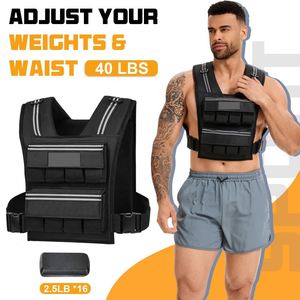 Gilet lesté à bandes réfléchissantes pour l'entraînement, la musculation et le renforcement musculaire - Product Image 2