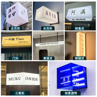Vente en gros d'enseignes A4 rectangulaires rétroéclairées par LED pour boîte à lumière, cadre en aluminium, tissu, matériau acrylique, tenture murale pour l'extérieur