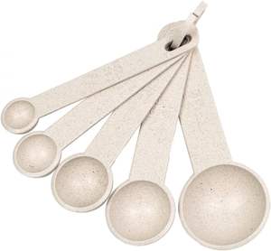 Cuchara Medidora de Plástico Negro con Mango Largo y Logotipo Personalizado, Fabricada con Bambú y PLA, Ecológica y Biodegradable, para Café - Product Image 4