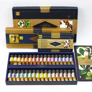 Juego de Tubos de Pintura de Acuarela Profesional de 15 ml, Caja de Regalo de Plástico, 72 Colores, Embalaje Personalizado USA Mairun para Vidrio y Papel - Product Image 1