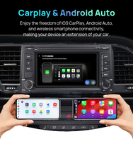 Autoradio Android 15 de 7 pouces pour Seat Leon, lecteur multimédia DVD, GPS, FM, WIFI, USB, Carplay sans fil, Android Auto, stéréo