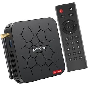 New arrival tv box Pendoo X6 Pro H6 4gb 32gb tv box Android 9.0 4k quad core dual wifi