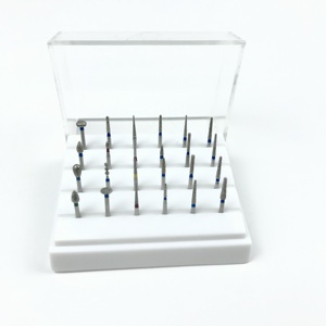 Full Medical <span class=keywords><strong>Diamond</strong></span> Bur Set 24 Cái/hộp Với Giá Đỡ Tự Động Màu Trắng <span class=keywords><strong>Diamond</strong></span> <span class=keywords><strong>Burs</strong></span> Nha Khoa - Product Image 3