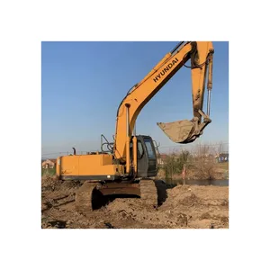Excavadora usada Hyundai 225LC-7 de alta calidad en buenas condiciones Excavadora de construcción Hyundai original de Corea a la venta
