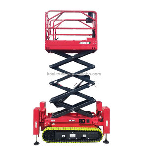CE Certified 18m Crawler <b>Mobile</b> Scissor Lift Table Hydraulic Lift Cylinders Steel Construction Articulated Lift New <b>AC</b> Source - Product Image 2