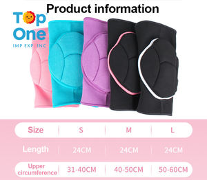 Top One haute qualité volley-ball lutte protéger soutien épaissi éponge Yoga danse genouillère - Product Image 4