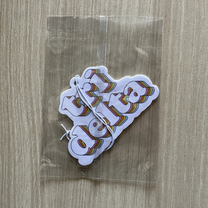 Design promozionale personalizzato di lusso nero auto deodorante per ambienti in carta piccola appesa per ghiaccio per interni alberi deodorante per ambienti - Product Image 6