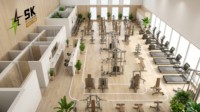 SK Fitness Solution Complète pour Aménagement de Salle de Sport Commerciale Qualité Premium Configuration Personnalisée Livraison Mondiale Usine OEM ODM