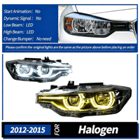 Pour BMW Série 3 F30 F31 F35 2012-2015 – Bloc Optique Bi-Couleur Spoon Double Projecteur 6000K 6000 Lumens