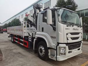 Nouvelle grue pliante 8T montée sur camion ISUZU GIGA Diesel Euro 5, manuelle, avec moteur, directement de l'usine - Product Image 3