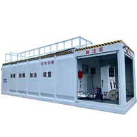 Station de carburant portable en conteneur ISO de 20 pieds ou 40 pieds, réservoir de stockage de diesel et d'essence avec distributeur